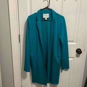 This is a SUPER cute Carolina Belle Teal Jacket